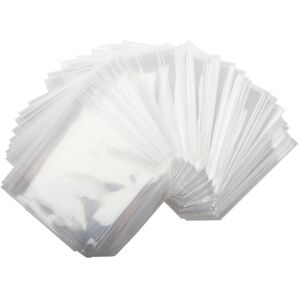Unbranded 100 Pack Clear Plastic CD/DVD/Blu-ray Protective Sleeves with Fold-Over Flap - D Unbranded 100 Pack Clear Plastic CD/DVD/Blu-ray Protective Sleeves with Fold-Over Flap - D