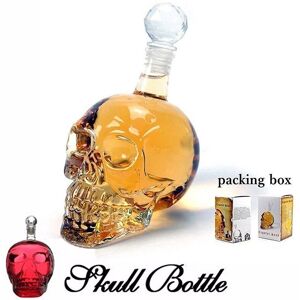 Unbranded Skull Vodka Bottle Creative Glass Bottle Whiskey Unbranded Skull Vodka Bottle Creative Glass Bottle Whiskey