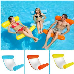 Ranpo (Yellow ) Summer Water Hammock Foldable Inflatable Air Mattress Swimming Pool Be Ranpo (Yellow ) Summer Water Hammock Foldable Inflatable Air Mattress Swimming Pool Be