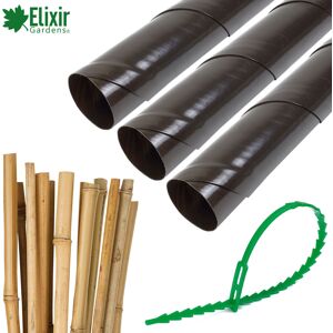Elixir Garden Supplies (10, Guards + Canes & Ties) Tree Guards 18" Professional Shrub/Sapling Protector Elixir Garden Supplies (10, Guards + Canes & Ties) Tree Guards 18" Professional Shrub/Sapling Protector