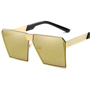 Unbranded (Gold) Oversized Flat Top Square Sunglasses Fashion Large Unbranded (Gold) Oversized Flat Top Square Sunglasses Fashion Large