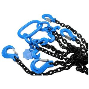 US PRO 4 Leg Chain Sling - 2 Meter 8MM G80 4.25 Tonne Adjustable 9110 US PRO 4 Leg Chain Sling - 2 Meter 8MM G80 4.25 Tonne Adjustable 9110