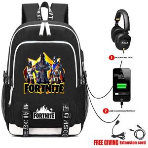 Unbranded (S) Fortnite Backpack USB School Bag Royale Ninja Unbranded (S) Fortnite Backpack USB School Bag Royale Ninja