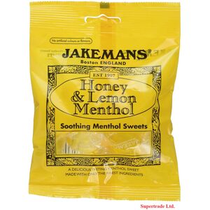 10 X Jakemans Honey & Lemon Soothing Menthol Sweets Bags Lozenges 73g 10 X Jakemans Honey & Lemon Soothing Menthol Sweets Bags Lozenges 73g