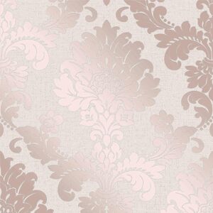 Fine Decor Fine Décor FD42204 Damask Quartz, Rose Gold Fine Decor Fine Décor FD42204 Damask Quartz, Rose Gold