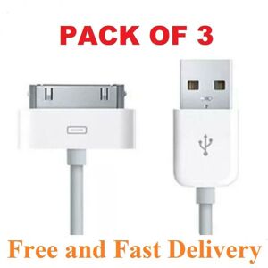 Unbranded Charging USB Cable Charger Data Lead for Apple iPhone 4, 4S, iPad 2 1 Unbranded Charging USB Cable Charger Data Lead for Apple iPhone 4, 4S, iPad 2 1