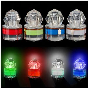 Ranpo (White) 10X Flashing LED Fishing Lights Deep Drop Underwater Diamond Bait Lure S Ranpo (White) 10X Flashing LED Fishing Lights Deep Drop Underwater Diamond Bait Lure S