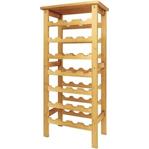 (7-tier 27 bottles) Dripex Bamboo Wine Rack Storage Free Standing Display Shelve (7-tier 27 bottles) Dripex Bamboo Wine Rack Storage Free Standing Display Shelve