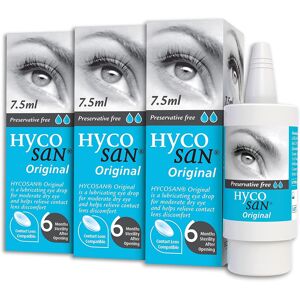 Hycosan Original - Triple Pack - Preservative Free Eyedrops - Sodium Hyaluronate Hycosan Original - Triple Pack - Preservative Free Eyedrops - Sodium Hyaluronate