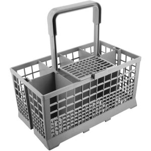 SPARES2GO Dishwasher Cutlery Basket for WHITE KNIGHT with Detachable Handle (240mm x 135mm SPARES2GO Dishwasher Cutlery Basket for WHITE KNIGHT with Detachable Handle (240mm x 135mm