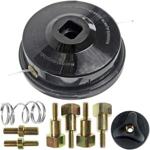 SPARES2GO Dual Line Manual Feed Head with Bolts for STIHL Strimmer/Trimmer/Brushcutter SPARES2GO Dual Line Manual Feed Head with Bolts for STIHL Strimmer/Trimmer/Brushcutter