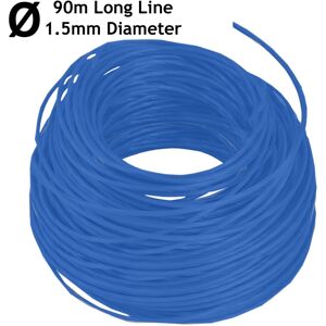 SPARES2GO Trimmer Strimmer Line Spool Refill Cord 3 x 30m x 1.5mm Universal Blue Auto-Feed SPARES2GO Trimmer Strimmer Line Spool Refill Cord 3 x 30m x 1.5mm Universal Blue Auto-Feed