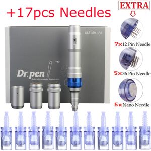 Dr. Pen Ultima A6 Microneedle Derma Pen Electric Wireless+17PCS Dr. Pen Ultima A6 Microneedle Derma Pen Electric Wireless+17PCS