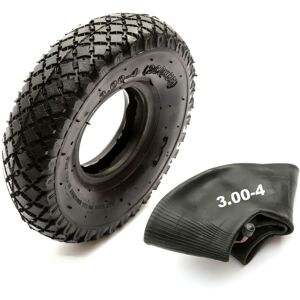 PetrolScooter Tyre & Inner Tube 3.00-4 Diamond Tread 2 Ply Sack Truck 4 Inch Wheel PetrolScooter Tyre & Inner Tube 3.00-4 Diamond Tread 2 Ply Sack Truck 4 Inch Wheel