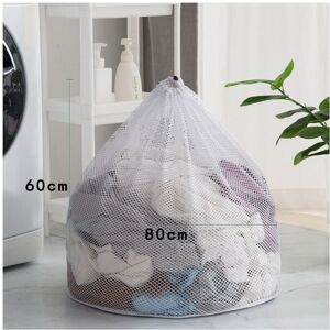 Unbranded (Coars Mesh-60x80cm/23.6x31.4in) White Laundry Bag Drawstring Mesh Washing Net B Unbranded (Coars Mesh-60x80cm/23.6x31.4in) White Laundry Bag Drawstring Mesh Washing Net B