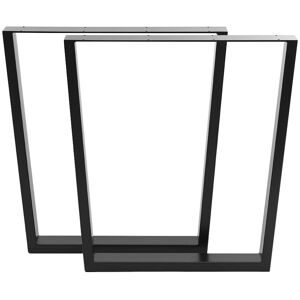 Living And Home (Trapezium #B--66/56*7*71) Pair of Metal Steel Legs Industrial Style Base Frame Living And Home (Trapezium #B--66/56*7*71) Pair of Metal Steel Legs Industrial Style Base Frame