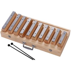 GreenZech 10 Notes Xylophone Glockenspiel Disconnect-type Design Percussion Instrument GreenZech 10 Notes Xylophone Glockenspiel Disconnect-type Design Percussion Instrument