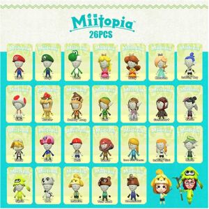 GANBUY 26pc Miitopia Amiibo Mini NFC Tag Linkage Card GANBUY 26pc Miitopia Amiibo Mini NFC Tag Linkage Card