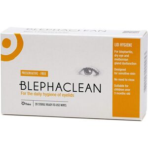 Thea 80 Blephaclean Sterile Daily Eyelid Wipes For Blepharitis Hygienic & Hydrating Thea 80 Blephaclean Sterile Daily Eyelid Wipes For Blepharitis Hygienic & Hydrating