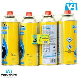 Parkland (Pack of 4) Butane Gas Canister Bottles Can Portable Heater Cooker BBQ Camping C Parkland (Pack of 4) Butane Gas Canister Bottles Can Portable Heater Cooker BBQ Camping C