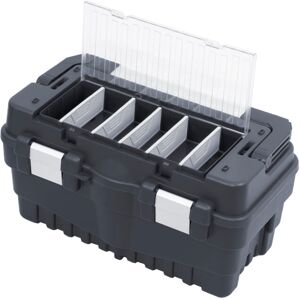 URBN Living (500 RS) Large Plastic Black Lockable Lid Storage Toolbox URBN Living (500 RS) Large Plastic Black Lockable Lid Storage Toolbox
