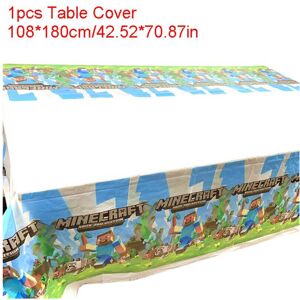 Unbranded (1pcs-Table Cover) Minecraft Party Supplies Tableware Banners Balloon Unbranded (1pcs-Table Cover) Minecraft Party Supplies Tableware Banners Balloon