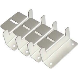 Lowenergie 4x Metal Solar Panel Mounting Bracket Set Kit Aluminium Caravan Boat Motor-Home Lowenergie 4x Metal Solar Panel Mounting Bracket Set Kit Aluminium Caravan Boat Motor-Home