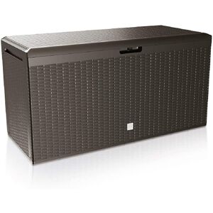 Deuba Garden Box 290L Storage Plastic Outdoor Patio Deck Chest 114x47x60cm Ratta Deuba Garden Box 290L Storage Plastic Outdoor Patio Deck Chest 114x47x60cm Ratta