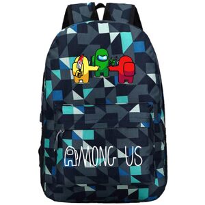 Unbranded (Blue plaid 08) Among us Backpack School Bag Boys Girls Bookbag Unbranded (Blue plaid 08) Among us Backpack School Bag Boys Girls Bookbag