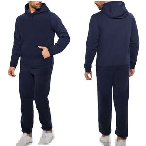 Unbranded (NavyBlue, L) Men's pullover sportswear hoodie jogging pants suit Unbranded (NavyBlue, L) Men's pullover sportswear hoodie jogging pants suit