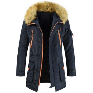 Unbranded (Navy, 6XL) Men's windbreaker hooded winter warm coat outdoor jacket Unbranded (Navy, 6XL) Men's windbreaker hooded winter warm coat outdoor jacket