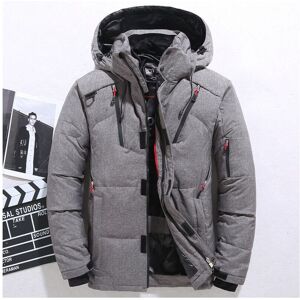 Unbranded (Gray, 2XL) Men's warm duck down jacket ski jacket hooded down coat Unbranded (Gray, 2XL) Men's warm duck down jacket ski jacket hooded down coat