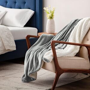 Imperial Rooms (Silver, Medium - 150 x 200 cm) Sherpa Fleece Blanket Bed Throws For Sofas Soft Imperial Rooms (Silver, Medium - 150 x 200 cm) Sherpa Fleece Blanket Bed Throws For Sofas Soft