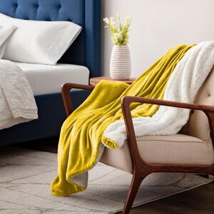 Imperial Rooms (Ochre, Large - 200 x 240 cm) Sherpa Fleece Blanket Bed Throws For Sofas Soft Fl Imperial Rooms (Ochre, Large - 200 x 240 cm) Sherpa Fleece Blanket Bed Throws For Sofas Soft Fl