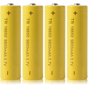 Jardiboutique 4x 18650 Li-ion Rechargeable Battery 3.7V 9800mAh for Flashlight Torch LED Jardiboutique 4x 18650 Li-ion Rechargeable Battery 3.7V 9800mAh for Flashlight Torch LED
