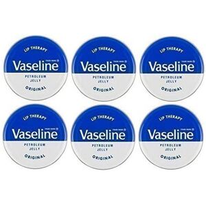Vaseline Lip Therapy Petroleum Jelly 20g Original x 6 Tins Vaseline Lip Therapy Petroleum Jelly 20g Original x 6 Tins