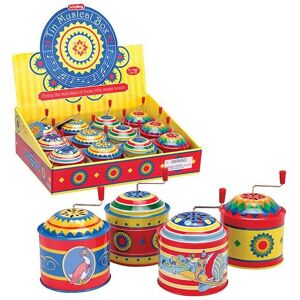 Schylling Tin Music Box - Hand-Cranked Classic Tune, Random Style (No Batteries) Schylling Tin Music Box - Hand-Cranked Classic Tune, Random Style (No Batteries)
