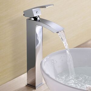 NES Home Arke Waterfall High Rise Basin Mono Mixer Tap NES Home Arke Waterfall High Rise Basin Mono Mixer Tap