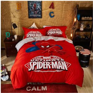 Unbranded (Red, Single?3pcs?) 3D Superman Spiderman Bedding Set Unbranded (Red, Single?3pcs?) 3D Superman Spiderman Bedding Set