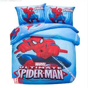 Unbranded (Blue, Double?3pcs?) 3D Superman Spiderman Bedding Set Unbranded (Blue, Double?3pcs?) 3D Superman Spiderman Bedding Set