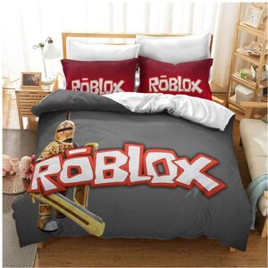 Unbranded (Gray, EU-Single(2pcs):135×200cm) 3D Game Roblox Bedding Set Bedding Set Unbranded (Gray, EU-Single(2pcs):135×200cm) 3D Game Roblox Bedding Set Bedding Set