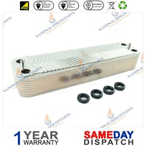 HTS WORCESTER GREENSTAR 34 35 37 38 40 42 CDI DHW 20 P HEAT EXCHANGER 87161082120 HTS WORCESTER GREENSTAR 34 35 37 38 40 42 CDI DHW 20 P HEAT EXCHANGER 87161082120
