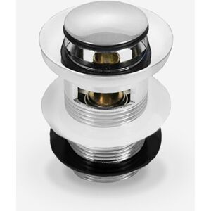 Nes Home Chrome Basin Sink Waste Modern Pop Up Sprung Plug Slotted with Overflow Nes Home Chrome Basin Sink Waste Modern Pop Up Sprung Plug Slotted with Overflow