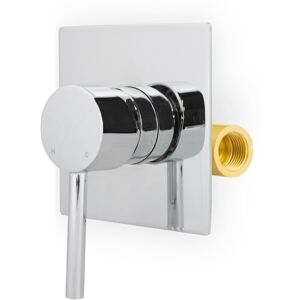 NES Home Elume Wall Mounted Round Manual Concealed Mixer Shut Off Valve 1/2" NES Home Elume Wall Mounted Round Manual Concealed Mixer Shut Off Valve 1/2"