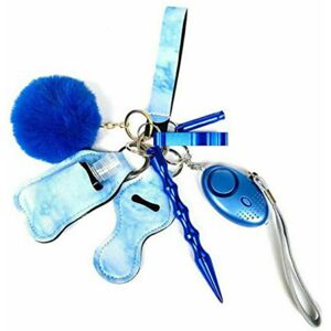 Unbranded (Blue) Defense Key Chain Set Keychain Pendant Personal Alarm Protection Safety Unbranded (Blue) Defense Key Chain Set Keychain Pendant Personal Alarm Protection Safety