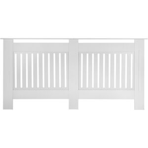 Unbranded 152cm Large Radiator Cover MDF Slat Heating Grill Guard with Top Shelf Unbranded 152cm Large Radiator Cover MDF Slat Heating Grill Guard with Top Shelf