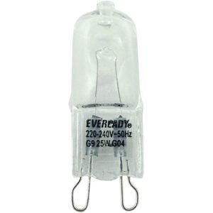 10 x G9 Halogen Light Bulbs 25w EVEREADY Clear 10 x G9 Halogen Light Bulbs 25w EVEREADY Clear