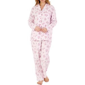 (Pink, 24/26) Slenderella PJ88213 Women's Floral Cotton Pyjama Set (Pink, 24/26) Slenderella PJ88213 Women's Floral Cotton Pyjama Set