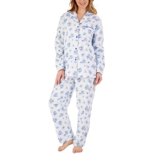 (Blue, 24/26) Slenderella PJ88213 Women's Floral Cotton Pyjama Set (Blue, 24/26) Slenderella PJ88213 Women's Floral Cotton Pyjama Set