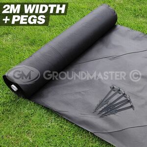 Gardeners Dream (2M x 50M, 50) 2M Wide Groundmaster Weed Control Fabric Landscape Cover Membran Gardeners Dream (2M x 50M, 50) 2M Wide Groundmaster Weed Control Fabric Landscape Cover Membran